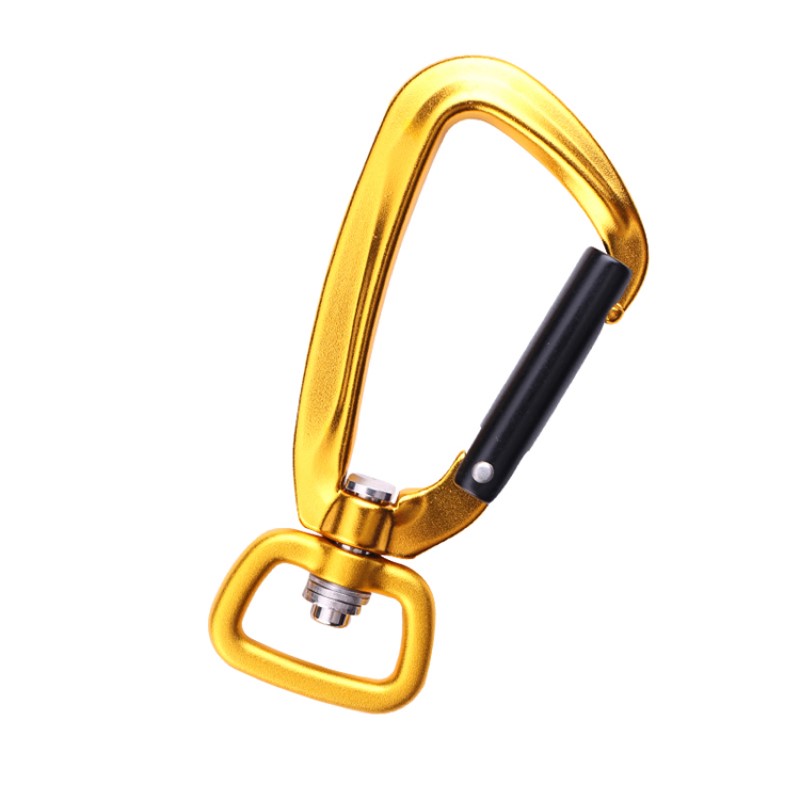 ปีนหน้าผากลางแจ้งและตั้งแคมป์ล็อคหลัก carabiner มัลติฟังก์ชั่น๊อตปีนเขาตะขอภูเขาหัวเข็มขัดตกอย่างรวดเร็วอุปกรณ์ความปลอดภัยล็อค d- ประเภทสกรูล็อคหลักล็อคการบินอลูมิเนียม