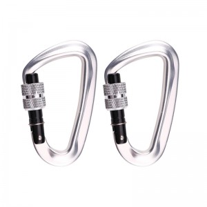 น๊อตล็อคหลักของการปีนเขาและตั้งแคมป์กลางแจ้ง, carabiner, ตะขอปีนเขาอเนกประสงค์, หัวเข็มขัดปีนเขา, อุปกรณ์เดินลงกลางแจ้งที่รวดเร...