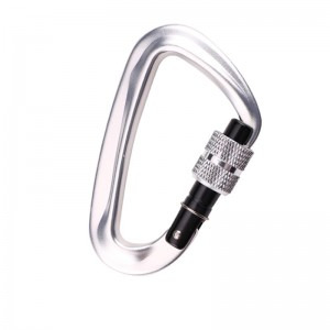 น๊อตล็อคหลักของการปีนเขาและตั้งแคมป์กลางแจ้ง, carabiner, ตะขอปีนเขาอเนกประสงค์, หัวเข็มขัดปีนเขา, อุปกรณ์เดินลงกลางแจ้งที่รวดเร...