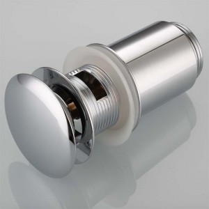 ทองเหลืองชุบโครเมี่ยมคลิกพวงป๊อปอัปเสียสำหรับอ่าง