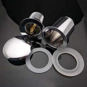 ทองเหลืองชุบโครเมี่ยมคลิกพวงป๊อปอัปเสียสำหรับอ่าง