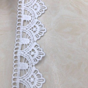 ลูกไม้ผ้าไหมนม 5 # lace ลูกไม้โพลีเอสเตอร์ / ไนลอน lace ลูกไม้ผ้าฝ้าย