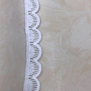 ลูกไม้ผ้าไหมนม # 6 lace ลูกไม้โพลีเอสเตอร์ / ไนลอน lace ลูกไม้ผ้าฝ้าย