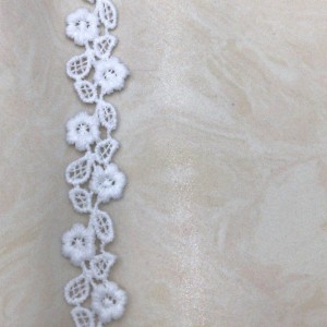 ลูกไม้ผ้าไหมนม # 7 lace ลูกไม้โพลีเอสเตอร์ / ไนลอน lace ลูกไม้ผ้าฝ้าย