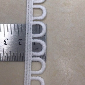 ลูกไม้ผ้าไหมนม 10 # ลูกไม้โพลีเอสเตอร์ / ไนลอนลูกไม้ลูกไม้ผ้าฝ้าย