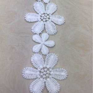 ลูกไม้ผ้าไหมนม # 11 lace ลูกไม้โพลีเอสเตอร์ / ไนลอน lace ลูกไม้ผ้าฝ้าย