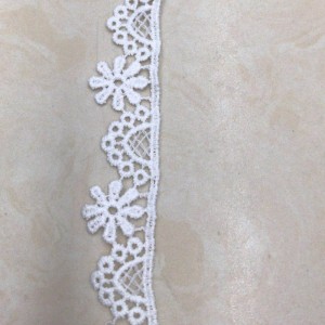 ลูกไม้ผ้าไหมนม 15 # lace ลูกไม้โพลีเอสเตอร์ / ไนลอน lace ลูกไม้ผ้าฝ้าย