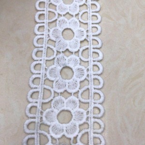 ลูกไม้ผ้าไหมนม 20 # lace ลูกไม้โพลีเอสเตอร์ / ไนลอน lace ลูกไม้ผ้าฝ้าย