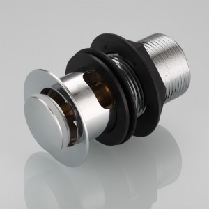 อ่างล้างหน้าป๊อปอัพที่อุดท่อระบายน้ำเสียที่คว่ำ