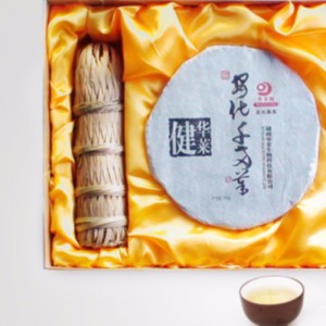 06 สองพันชุดใหญ่ชุดชามณฑลหูหนาน anhua ชาดำชาการดูแลสุขภาพ