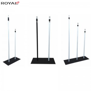 ท่อและผ้าม่านปรับได้ 5ft-8ft ตรง