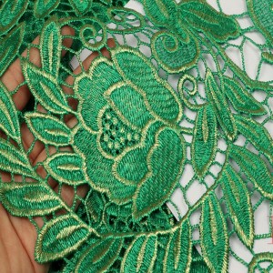 ร้อนขายชุดเจ้าสาว 3d ปักลูกไม้ผ้าสำหรับผู้หญิง