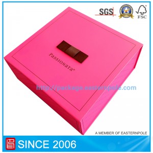 กล่องพับแข็งหรูหราที่มีการออกแบบที่กำหนดเอง