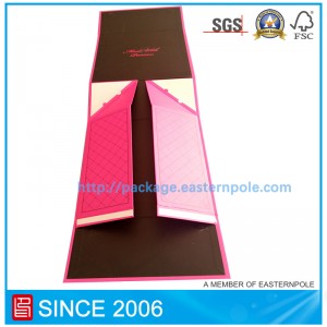 กล่องพับแข็งหรูหราที่มีการออกแบบที่กำหนดเอง