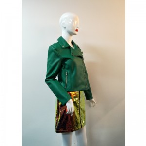 แจ็คเก็ตสีเขียว PU BACKER RLWPJ0011N