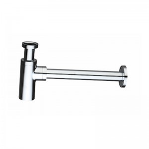 ห้องน้ำใต้อ่างซิงก์ท่อระบายน้ำขวดดักทองแดง