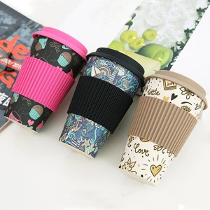 พิมพ์โลโก้สั่งตัดสีขาว 100เปอร์เซ็นต์เมลามีนถ้วยกาแฟออกแบบใหม่