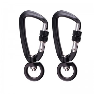 เบ็ดกลางแจ้งปีนหน้าผาตั้งแคมป์หลักล็อค carabiner มัลติฟังก์ชั่นเขาตะขอหัวเข็มขัดปีนเขากลางแจ้งรวดเร็วจับด่วนตกอย่างรวดเร็วอุ...