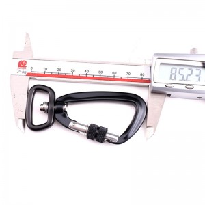 ตะขอกลางแจ้งปีนเขาตั้งแคมป์หลักล็อค carabiner หัวเข็มขัดภูเขามัลติฟังก์ชั่หัวเข็มขัดภูเขากลางแจ้งด่วนจับด่วนตกอย่างรวดเร็วอุ...