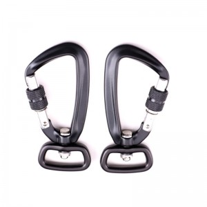 ตะขอกลางแจ้งปีนเขาตั้งแคมป์หลักล็อค carabiner หัวเข็มขัดภูเขามัลติฟังก์ชั่หัวเข็มขัดภูเขากลางแจ้งด่วนจับด่วนตกอย่างรวดเร็วอุ...