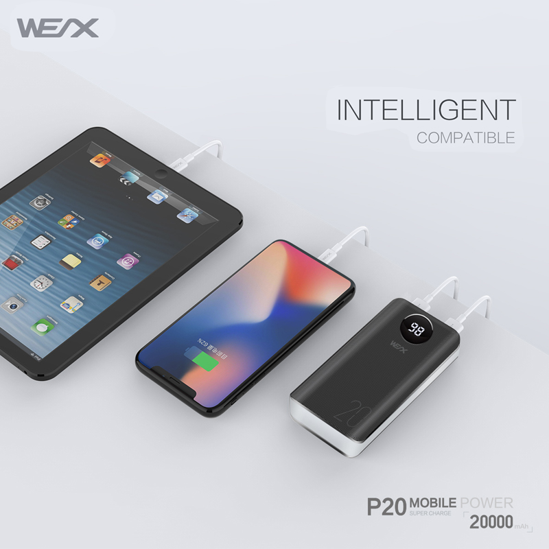 ปัญหา WEX P20 Power Bank, แกนแบตเตอรี่ A + เกรด to ง่ายต่อการพกพาระหว่างการเดินทางและการเดินทางเพื่อธุรกิจ