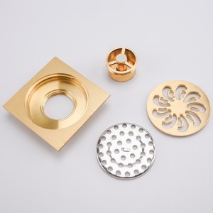 กับดักท่อระบายน้ำกาลักน้ำนิกเกิลอัตโนมัติสีบรอนซ์