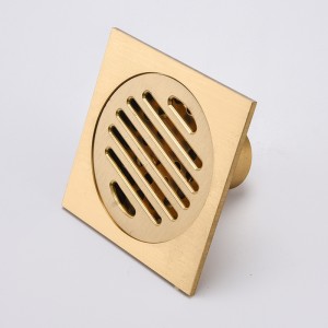 ผู้จัดจำหน่ายทองกระเบื้องทองเหลืองแทรกอาบน้ำชั้นจับผมท่อระบายน้ำ