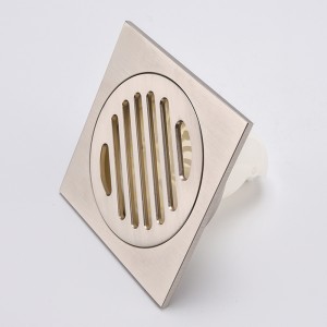 ทองเหลืองนิกเกิลห้องน้ำห้องอาบน้ำฝักบัวชั้นตะแกรงดักท่อระบายน้ำราคา