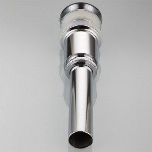 สุขภัณฑ์ทรงกลมฝาทองเหลืองขนาดใหญ่คลิก clack ป๊อปอัพของเสียสำหรับอ่างล้างหน้า