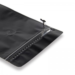 ถุงกาแฟอลูมิเนียมฟอยล์ 250 กรัมก้นกระเป๋าด้านล่างแบนแปดด้านปิดผนึกด้วยซิปล็อค