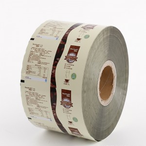 ที่กำหนดเองการพิมพ์อลูมิเนียมฟอยล์กาแฟฟิล์มบรรจุภัณฑ์