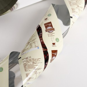 ที่กำหนดเองการพิมพ์อลูมิเนียมฟอยล์กาแฟฟิล์มบรรจุภัณฑ์