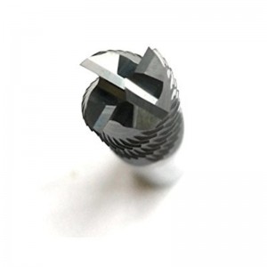 ดอกกัดโซลิดคาร์ไบด์แข็ง HRC45 พร้อมเคลือบ Tialn, 4 ขลุ่ย, เส้นผ่านศูนย์กลาง 1/4 \", ก้าน 1/4\", 3/4 \"ความยาวของการตัด, 2\" ความยาวโดยรวม...