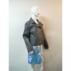 คอลเล็คชั่น PURE COLLECTION สีดำ PU BLKER JACKET RLWPJ0013N