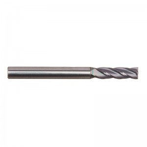 ดอกกัดโซลิดคาร์ไบด์, เคลือบ AlTiN, 4 ขลุ่ย, 3/16 \"เส้นผ่าศูนย์กลาง, 3/16\" ก้าน, 5/8 \"ความยาวตัด, 2\" ความยาวโดยรวม...