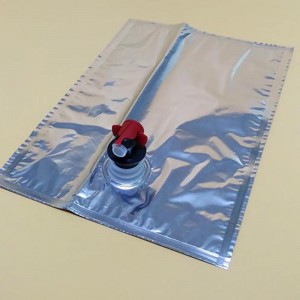 2L 5L 10L 15L 25L อลูมิเนียมฟอยล์และปลอดเชื้อถุงชัดเจนในกล่อง BIB สำหรับไวน์, น้ำมัน, น้ำผลไม้, นม, น้ำ