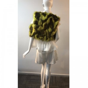 สุภาพสตรีสีคู่ขน GILET RLWF0010