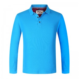 # 240-Long Sleeve Cotton Polo Casual