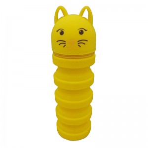 กระเป๋าปากกาดินสอซิลิโคนเองซิปกรณีดินสอตลก