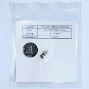 แม่เหล็กขนาดเล็กที่มีความแม่นยำของ smco