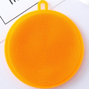 เครื่องมือทำความสะอาดห้องครัวซิลิโคนทำความสะอาดซิลิโคนและแปรงล้างจานมัลติฟังก์ชั่ซิลิโคนแผ่นฉนวนกันความร้อนผลิตภัณฑ์ซิ...