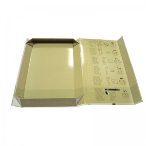 กล่องของขวัญประเภทสมุดที่กำหนดเองสำหรับบรรจุภัณฑ์เครื่องสำอาง