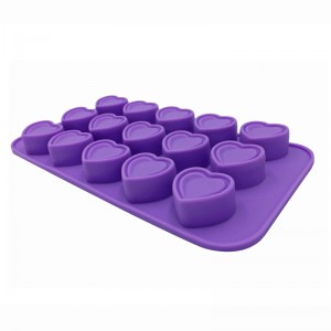 แม่พิมพ์ช็อคโกแลตซิลิโคนรูปหัวใจรักหวาน