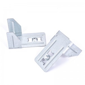 วงเล็บมุมเหล็กชุบสังกะสี OEM OEM