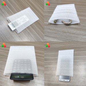 ที่กำหนดเองโปร่งใสกันกระแทกกันน้ำถุงโฟม epe ป้องกันไฟฟ้าสถิตย์ PE ฟิล์มหนาขยายถุงบรรจุภัณฑ์พลาสติกชนิด