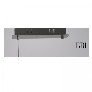 โคมไฟระย้า LED ที่มีแถบอลูมิเนียมสี่เหลี่ยม