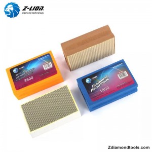 Z-LION ZL-37D เรซิ่นเพชรแผ่นขัดมือสำหรับแก้วหินคอนกรีต