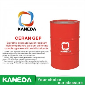 KANEDA CERAN GEP จาระบีแคลเซียมซัลโฟเนตอุณหภูมิสูงแรงดันสูงกันน้ำจาระบีคอมเพล็กซ์พร้อมสารหล่อลื่นที่เป็นของแข็ง