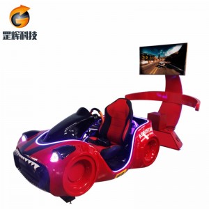 Racing Simulator VR Machine Global hot theme สวนสนุกขายอุปกรณ์สาม vle vr racing car