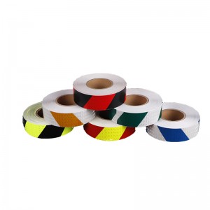 ["ราคาต่ำกันน้ำความเข้มสูงตัวอย่างฟรีความปลอดภัยการจราจรเตือนที่กำหนดเองพิมพ์เทปสะท้อนแสงสีฟ้า"]...